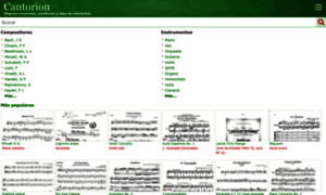 Es.cantorion.org thumbnail
