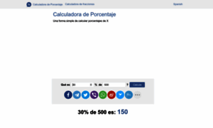 Es.percent-calc.com thumbnail