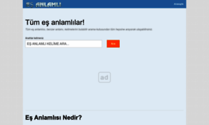 Esanlamlisi.net thumbnail