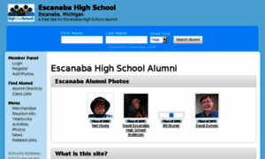 Escanabahighschool.org thumbnail