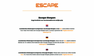 Escape-sloepen.nl thumbnail