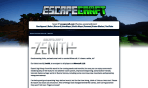 Escapecraft.com thumbnail