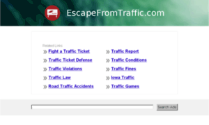 Escapefromtraffic.com thumbnail