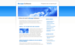Escapesoftware.ro thumbnail