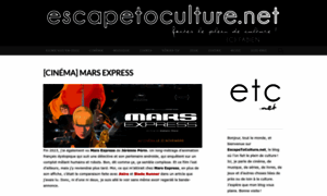 Escapetoculture.net thumbnail