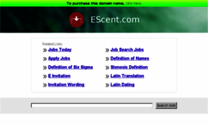Escent.com thumbnail