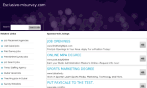 Esclusivo-misurvey.com thumbnail
