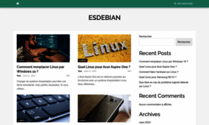 Esdebian.org thumbnail
