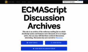 Esdiscuss.org thumbnail