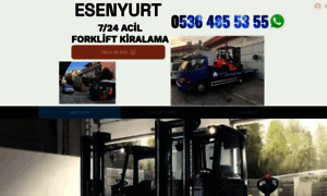 Esenyurtforkliftkiralama.com thumbnail