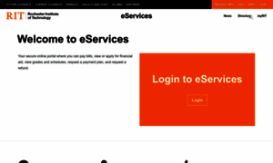Eservices.rit.edu thumbnail
