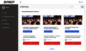 Eservices.snef.org.sg thumbnail