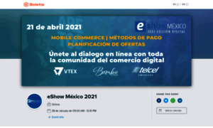 Eshow-mexico-2021.boletia.com thumbnail