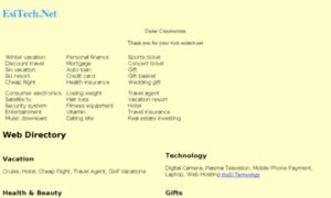 Esitech.net thumbnail