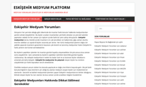 Eskisehirmedyumplatform.com thumbnail