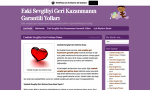 Eskisevgiliyigerikazanmaningarantiliyollari.wordpress.com thumbnail