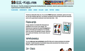 Esl-kids.com thumbnail