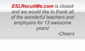 Eslrecruitme.com thumbnail