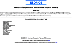 Esorics.org thumbnail