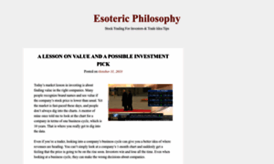 Esoteric-philosophy.com thumbnail