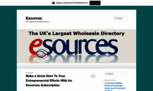 Esourcesuklargestwholesaledirectory.wordpress.com thumbnail