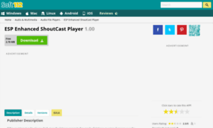 Esp-enhanced-shoutcast-player.soft112.com thumbnail