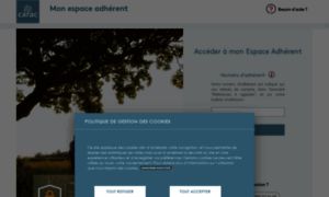 Espaceadherent.carac.fr thumbnail