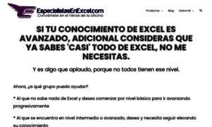 Especialistasenexcel.com thumbnail