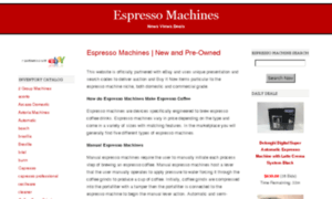 Espressomachines.looknooks.com thumbnail
