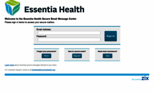 Essentiahealth-secure.org thumbnail