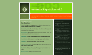 Essential-keystrokes.blogspot.nl thumbnail