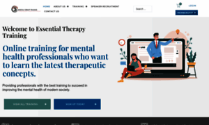 Essentialtherapytraining.com thumbnail