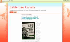 Estatelawcanada.blogspot.ca thumbnail