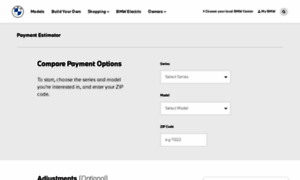 Estimator.bmwusa.com thumbnail