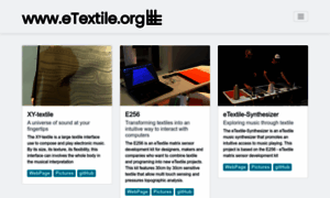 Etextile.org thumbnail