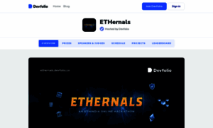 Ethernals.devfolio.co thumbnail