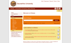 Etheses.saurashtrauniversity.edu thumbnail