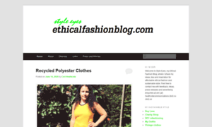 Ethicalfashionblog.com thumbnail