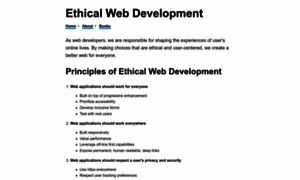 Ethicalweb.org thumbnail