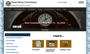 Ethics.state.tx.us thumbnail