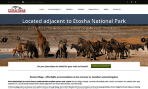 Etosha-village.com thumbnail