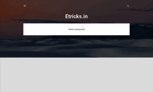 Etricks.in thumbnail