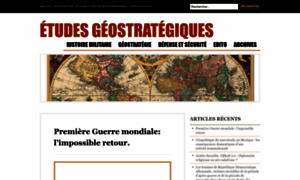 Etudesgeostrategiques.com thumbnail