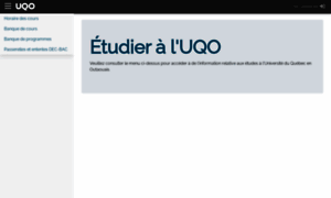 Etudier.uqo.ca thumbnail