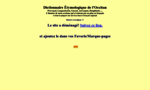 Etymologie-occitane.chez-alice.fr thumbnail
