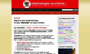 Etymologie-occitane.fr thumbnail