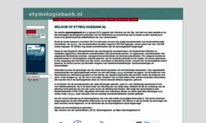 Etymologiebank.nl thumbnail