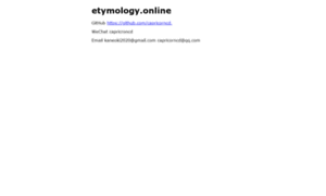 Etymology.online thumbnail