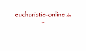 Eucharistie-online.de thumbnail