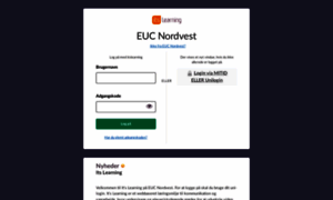 Eucnordvest.itslearning.com thumbnail